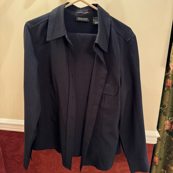 New York & Company city stretch suit L 12 - Picture 1 of 6